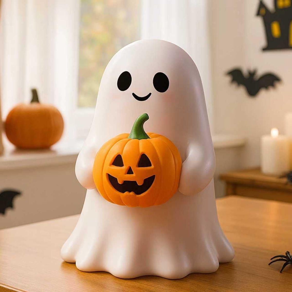 Halloween Ghost with Figurine - Cute Ghost for Gift, Funny Ghost Statue,Tabletop Home Decor Ghosts Halloween Decorations Indoor Halloween Ghost with Figurine - Cute Ghost for Gift, Funny Ghost Statue,Tabletop Home Decor Ghosts Halloween Decorations Indoor