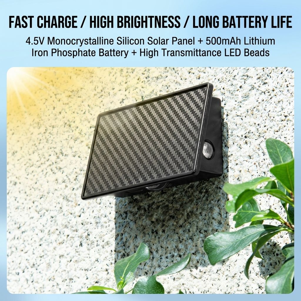 Solar Powered Outdoor Wall Light with Triple-Sided Glow, 5 Lighting Modes, Dusk-to-Dawn Auto On/Off, Weatherproof LED Accent Lamp for Patio, Fence, Staircase, and Garden Wall Decor (12PCS, Warm White)